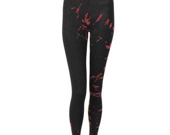 Leggings - Batik - Tread - schwarz - bunt