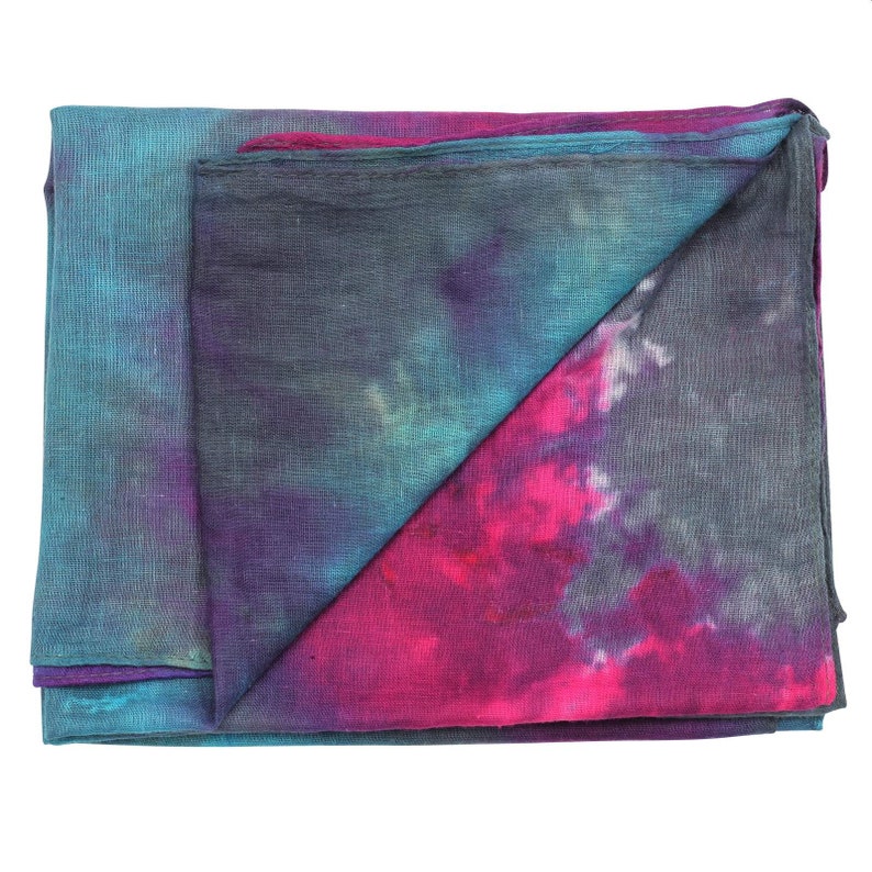 Scarf allover tie dye 40 x 140 cm neckerchief image 4
