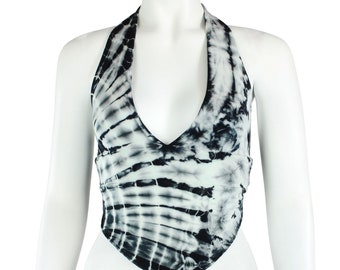 Neckholder - Top - Crop Top - Jersey - Batik - Tie dye - Sun