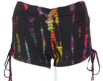 Shorts with ruffles - batik - bamboo - various colors