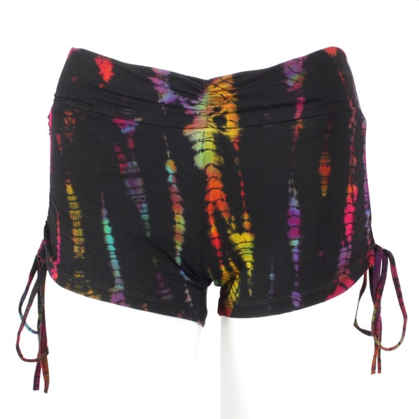 Shorts with ruffles - batik - bamboo - various colors