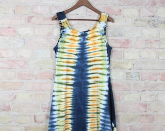 Jurk met bandjes - one size - batik - model 01