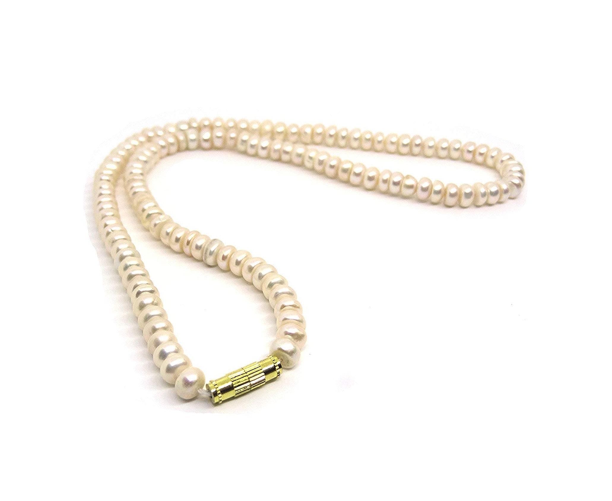 Pearl Saccha Moti Mala Necklace 