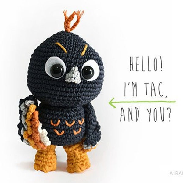 Tac the Amigurumi Owl | Crochet PDF pattern