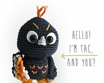 Tac the Amigurumi Owl | Crochet PDF pattern