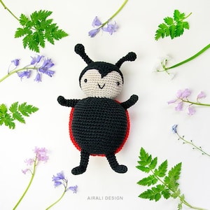 Carlotta the amigurumi Ladybug | Crochet PDF pattern |