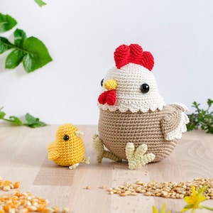 Chiyo the Spring Chick Amigurumi Crochet Pattern eng PDF 