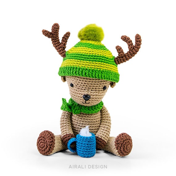 Dasher la Renna amigurumi schema uncinetto in PDF con | Etsy Italia