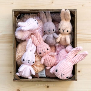 Moon Rabbit | Amigurumi Crochet PDF Pattern | Standing Bunny + Sleeping ...