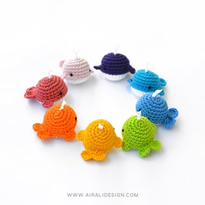 Little Whale | Amigurumi PDF pattern | crochet rainbow