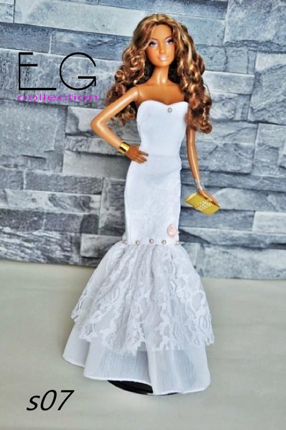 white dress barbie