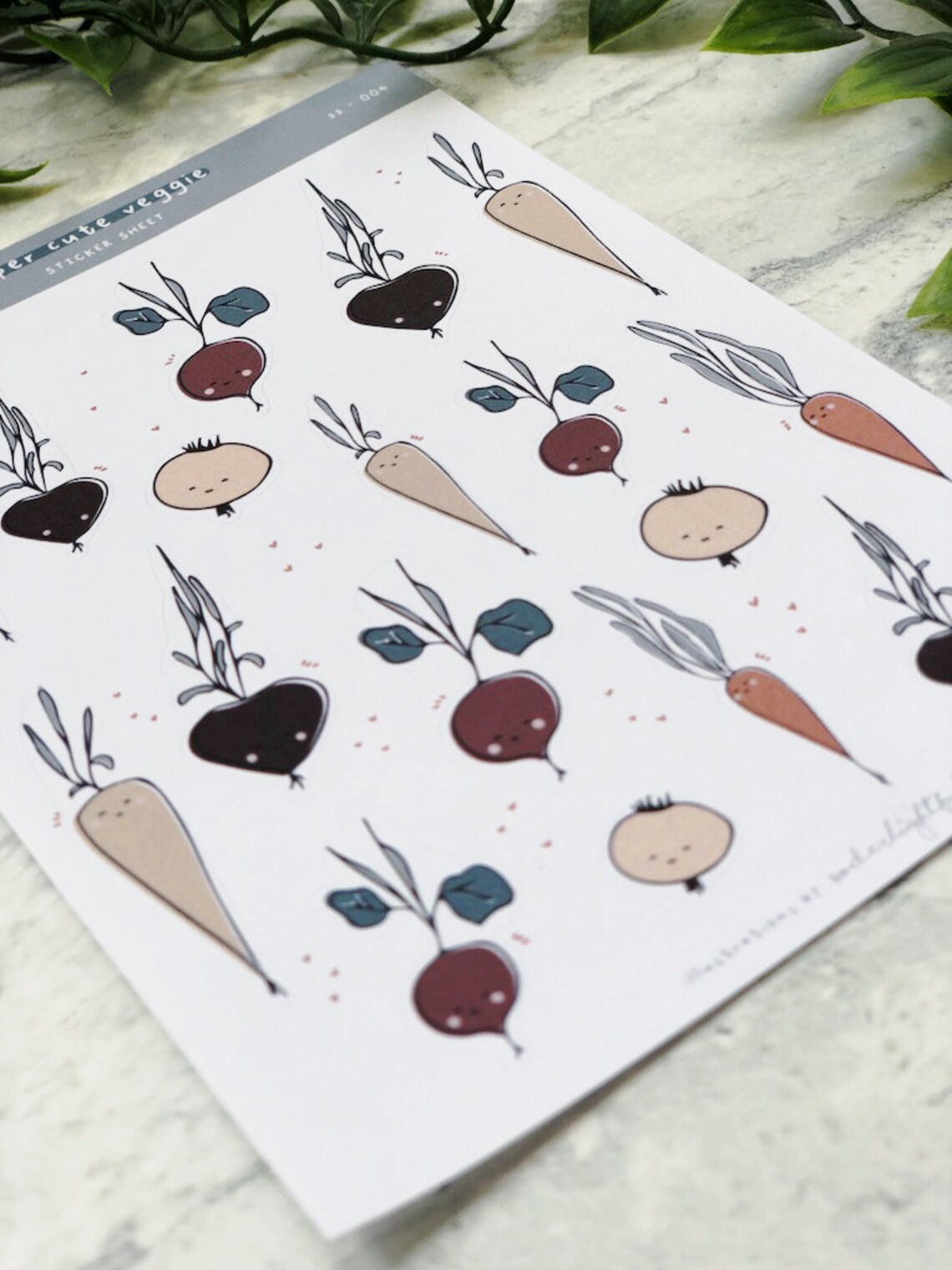 Veggie Planner Stickers Vegetable Planner Sticker Sheet | Etsy
