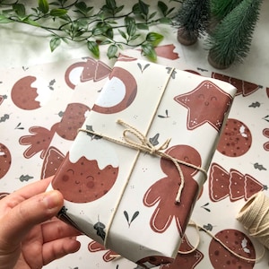 Galletas navideñas, Papel de regalo, Lindas galletas navideñas, Papel de regalo, Envoltorio lindo, Soderlightful