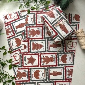Tampons de Noël - Emballages cadeaux - Adorables agrafes de Noël - Papier cadeau - Adorables emballages - Soderlightful