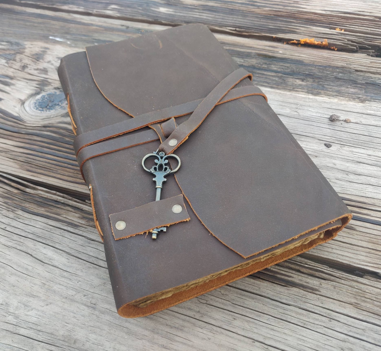 Vintage Leather Journal Travel Journal Leather Journal Etsy