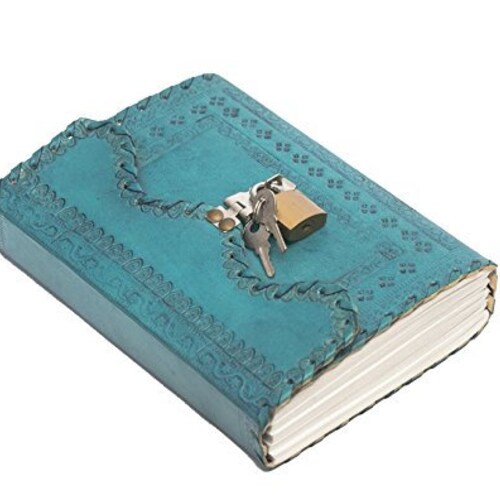 Handmade Leather Journal Diary With Lock for Men and Women Etsy