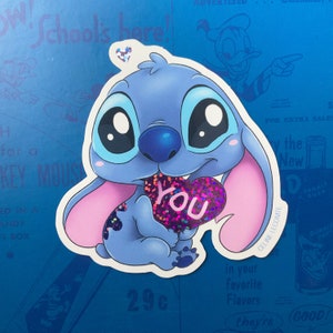 Stitch and Chip Sticker for Sale by livialove