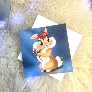 Miss Bunny Noël  - carte postale