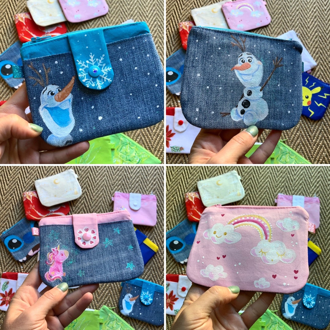 Hand Painted Wallet - Etsy