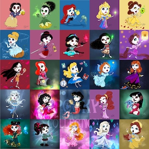 SPOOKY Girls - carte postale