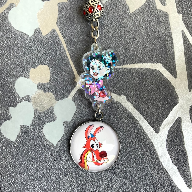 Chibi Mulan Custom Acrylic Keychain