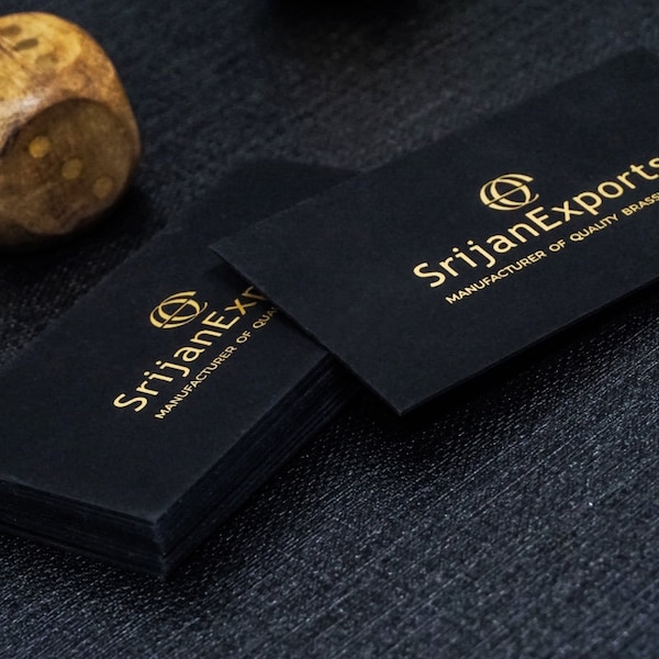 Black Suede Business Cards Etsy