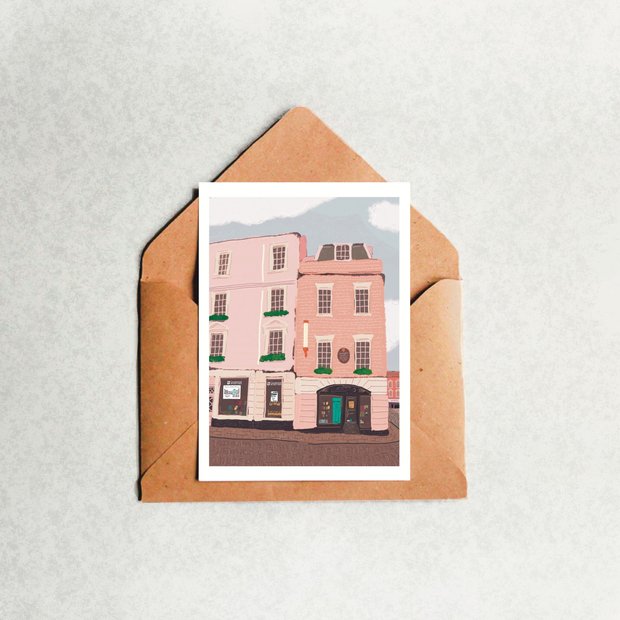A6 Greeting Card cambridge Cambridge UK, Cambridge Greeting