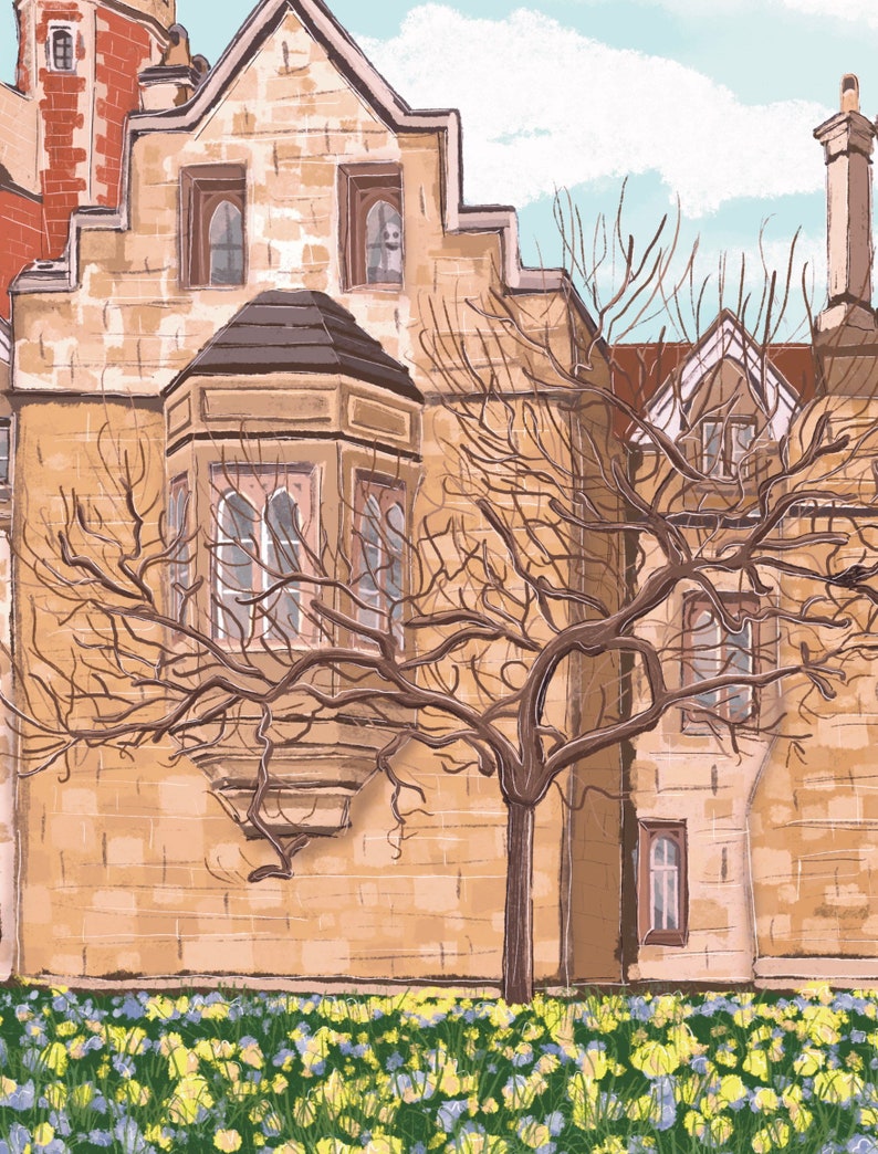 Cambridge England UK Art Print \u201cTrinity College\u201d Cambridge University Cambridge Map Cambridge Wall Art Cambridge Print