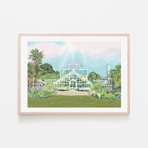 Cambridge Botanic Gardens England UK Art Print “Cambridge Botanic Gardens”