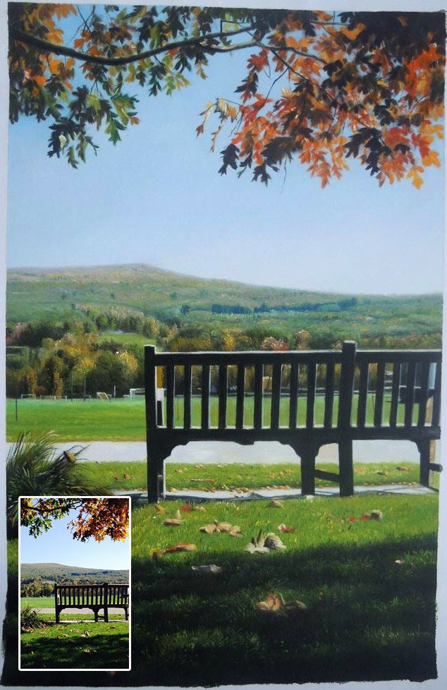 Custom house portrait Hand painted oil portrait House oil Etsy