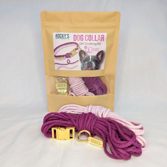 Pink Dog Accessories Bundle, Make Your Own Matching Dog Set, Crafting Kits  for Adults, Gifts for Dog Lovers, Girl Dog 