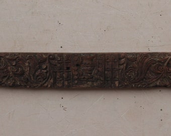 Alte Holzplatten, indische Schnitzplatten, alte Wandgiebel, Wohnaccessoires, Wanddekoration, Eingangsdekoration, indische Antiquitäten