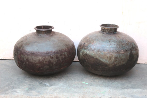 Iron Indian Water Pot For Planter Iron Indian Water Pot For Planter