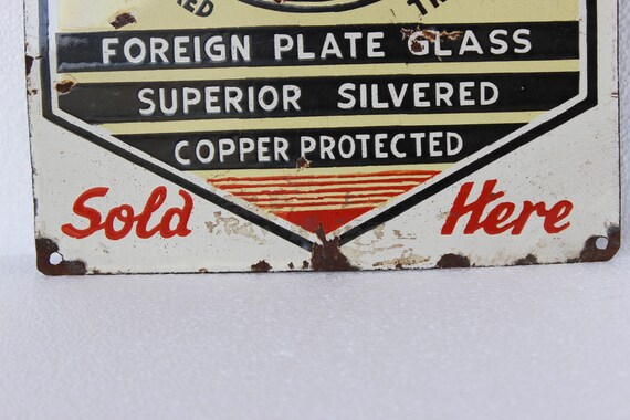 Buy Old Vintage Enamel Signboard / Vintage Advertising Pilco