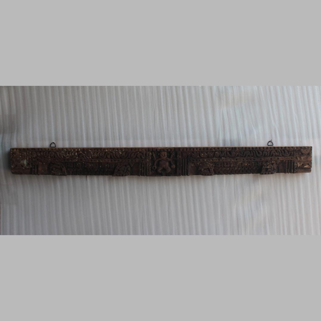 100～120年前のヴィンテージ手彫り木製壁パネルアンティーク壁装飾