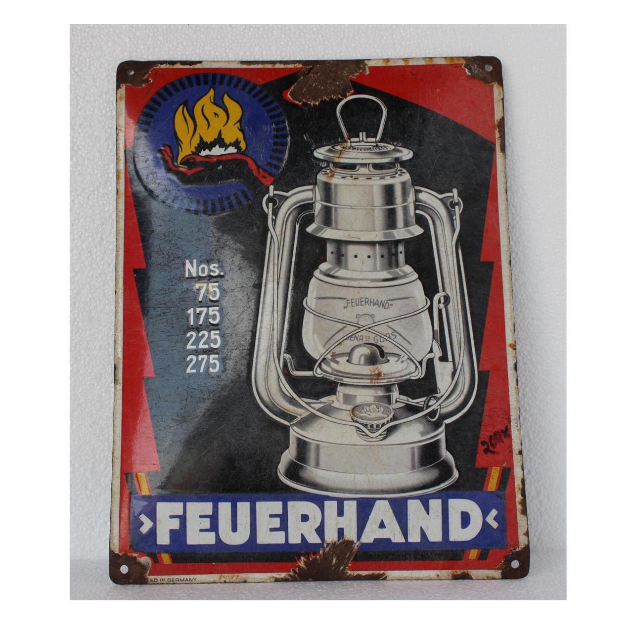 Vintage Feuerhand Emaille Schild, Werbe Sammlerstück - Etsy Schweiz