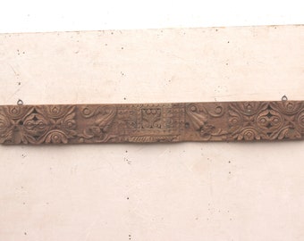 80-100 Years old Hand Carved Wooden Wall Hanging Panel, Wall Decorative, Wall Door Panel, Antique Home Decroative, Indian Furntiure - BV-75