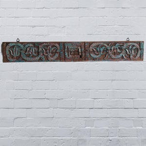Old Wooden Hand Carved Wall Panel, Vintage Wooden Wall Decor Panel, Antique Door Panel, Wall Decor, Indian Furniture, Home Decorative 131