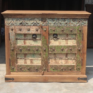 Sideboard, Unique Cabinet, Reclaimed Storage Wooden Closet