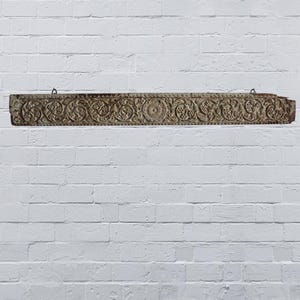Vintage Wooden Wall Decor Panel, Antique Door Panel, Old Wooden Hand Carved Wall Panel, Indian Furniture, Wall Decor, Home Decor, 143