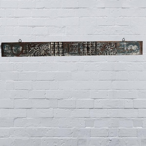 Antique Door Panel, Old Wooden Hand Carved Wall Panel, Vintage Wooden Wall Decor Panel, Indian Furniture, Wall Decor, Home Decor 136