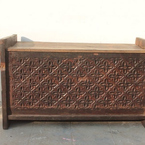 Antique Wooden Storage Box