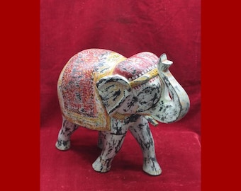 木製象の彫刻 木製象彫刻 8体セット - メルカリ