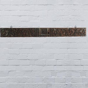 Wall Decor, Vintage Wooden Wall Decor Panel, Antique Door Panel, Old Wooden Hand Carved Wall Panel, Indian Furniture, Home Decorative 128