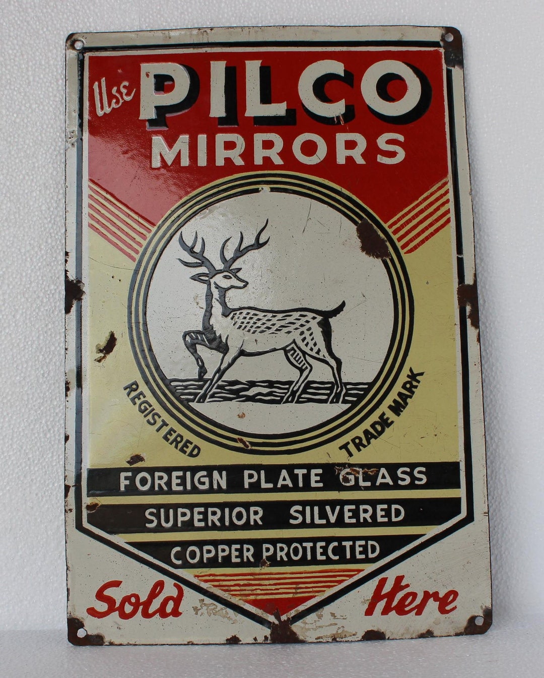 doctor pat tobacco Dr Tin Old Vintage Enamel Signboard /