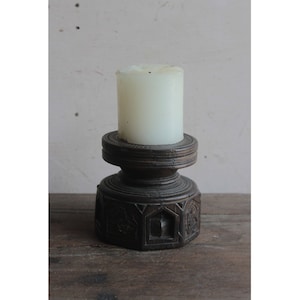 Vintage Wooden Seeder Reclaimed Candle Holder Home Decor, Деревянный подсвечник, Portacandele in legno, Houten kandelaar, Bougeoir en bois