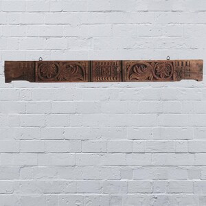 Vintage Wooden Wall Decor Panel, Antique Door Panel, Wall Decor, Old Wooden Hand Carved Wall Panel, Indian Furniture, Home Decorative 130