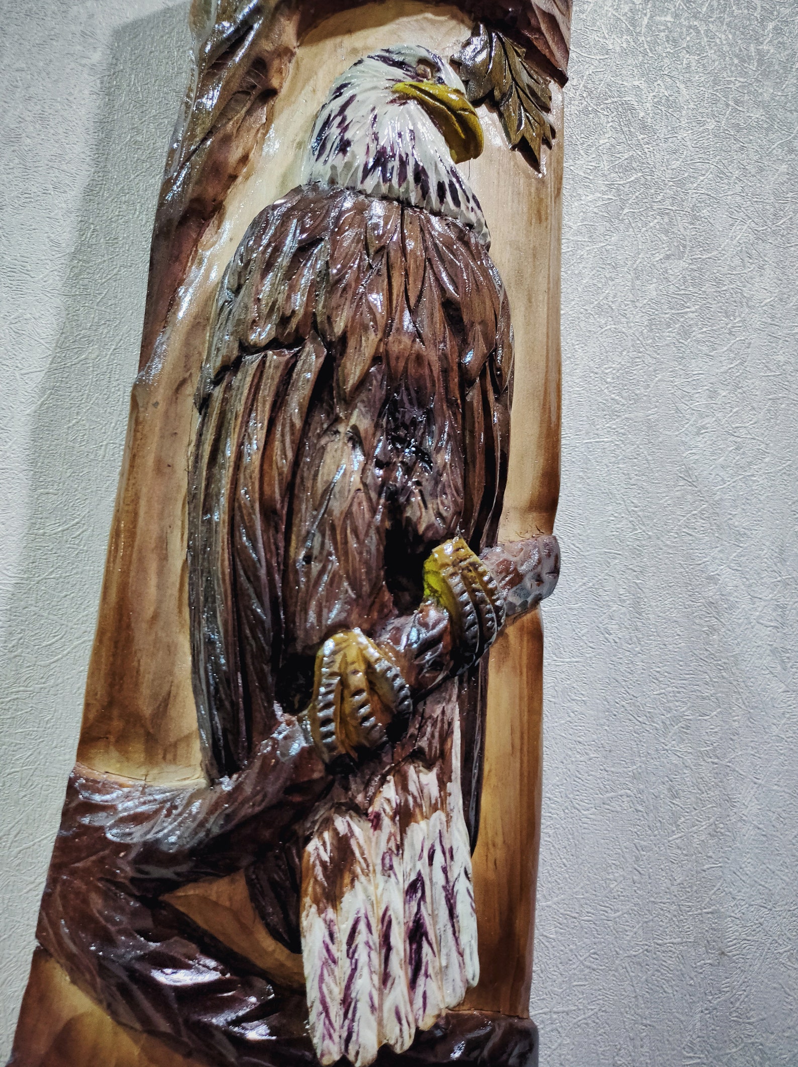 Wood eagle Bald eagle Carved eagle Wooden eagle Eagle wall Etsy