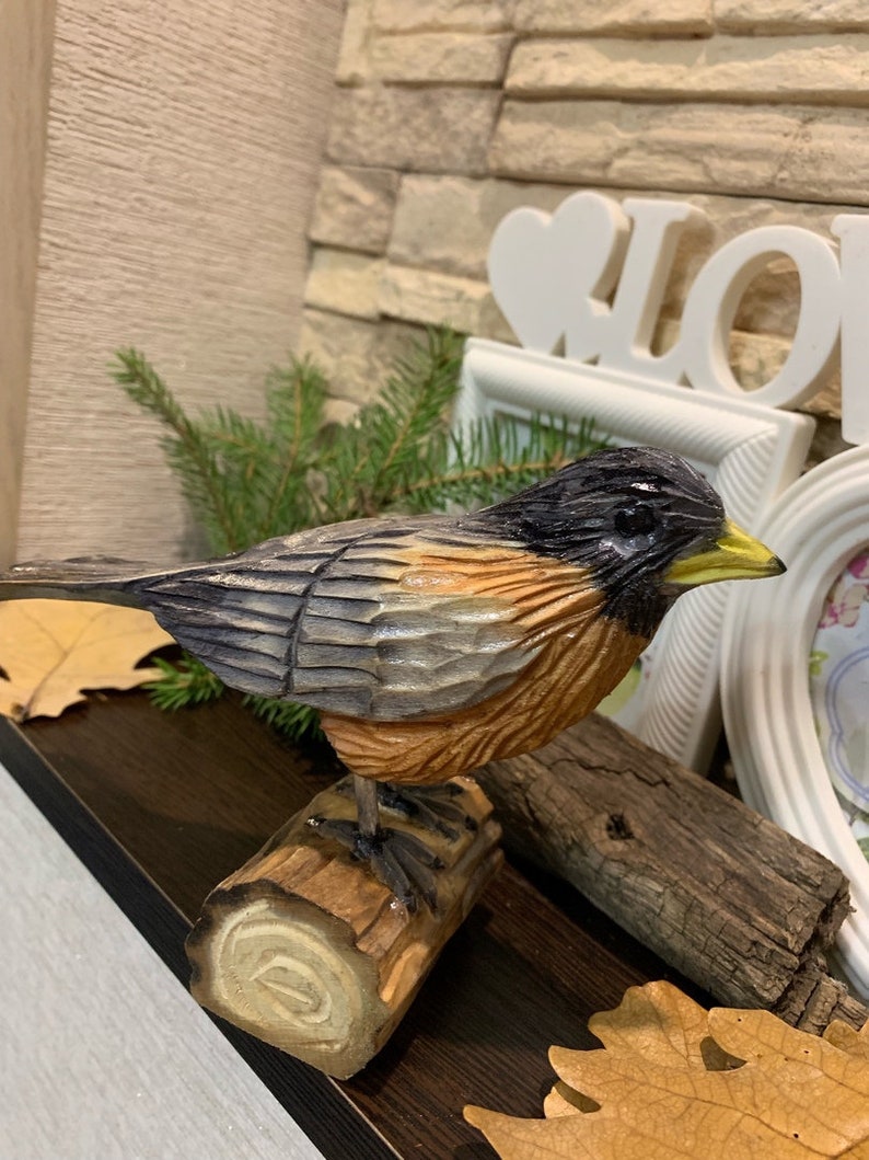 rustic bird figurines