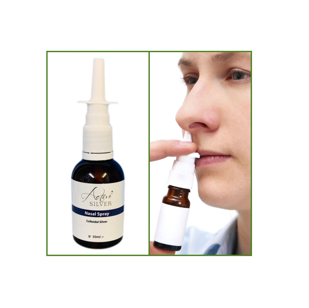 Pure Colloidal Silver Nasal Spray 50ml suitable for All Etsy